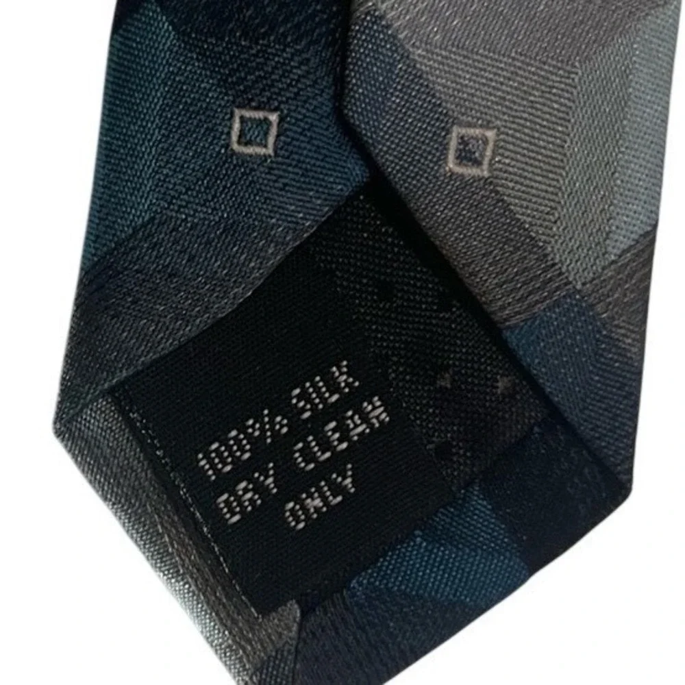 Vtg 80s Pierre Cardin Tie Geometric Diamond 100%‎ Silk Business Formal Modern